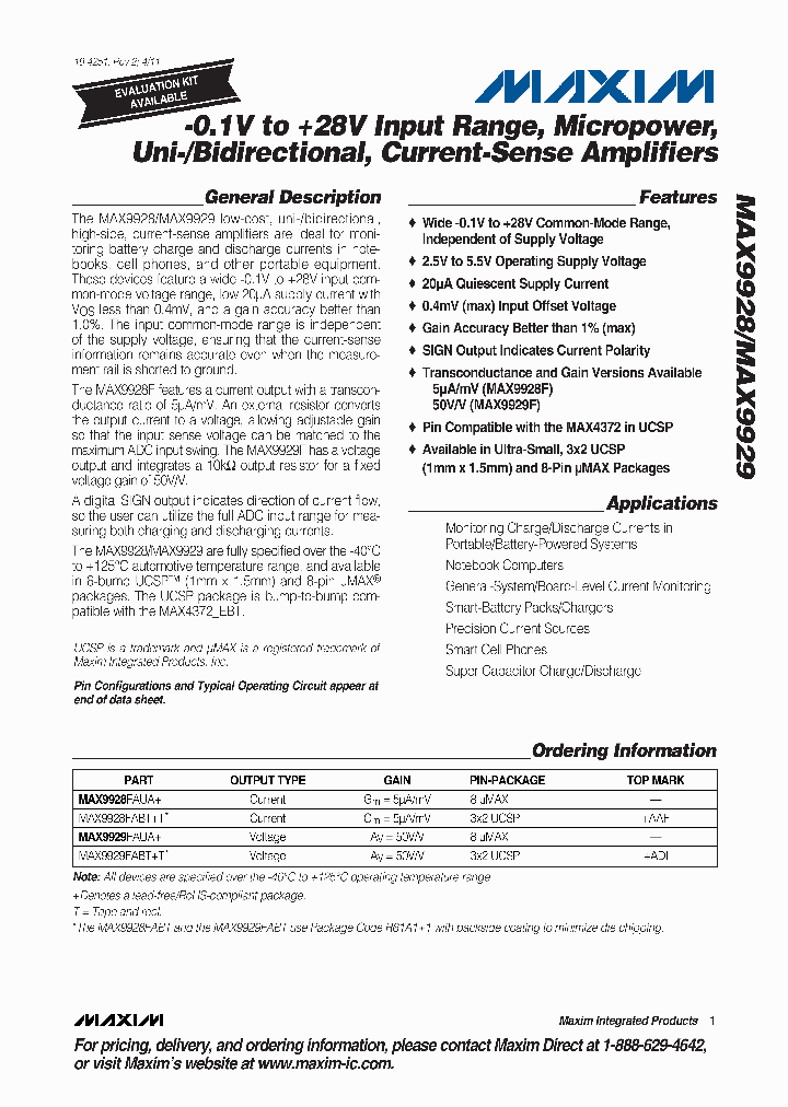 MAX9929FABTT_96134.PDF Datasheet