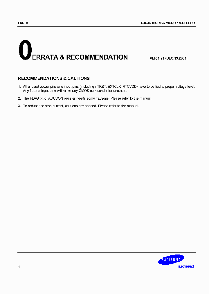 S3C44B0X_98102.PDF Datasheet