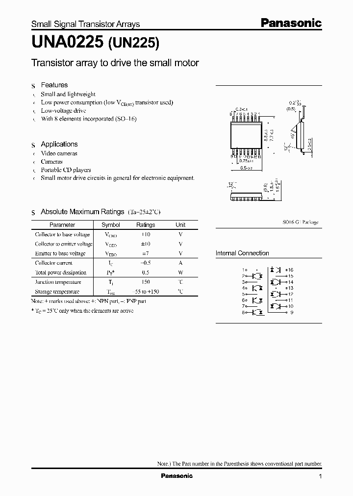 UNA0225_105470.PDF Datasheet