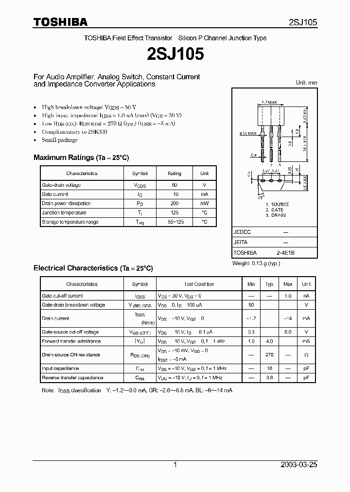 2SJ105_107511.PDF Datasheet