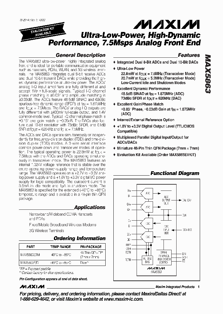 MAX5863ED_122065.PDF Datasheet