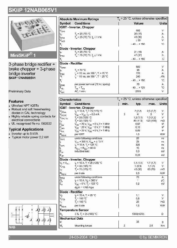 SKIIP12NAB065V1_107157.PDF Datasheet