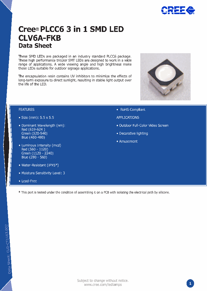 CLV6A-FKB-CKNPRGJBB7A363_125083.PDF Datasheet