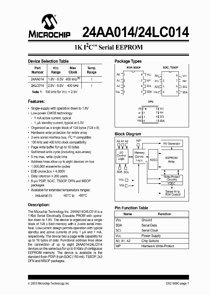 24AA014T-IMC_127411.PDF Datasheet