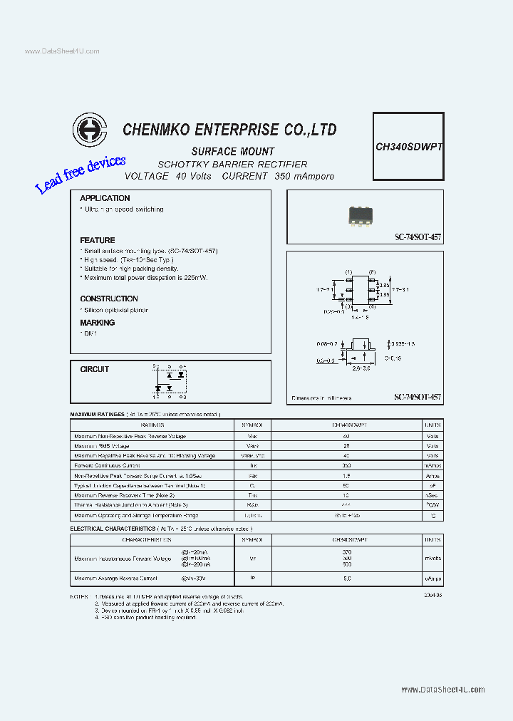 CH340SDWPT_132709.PDF Datasheet