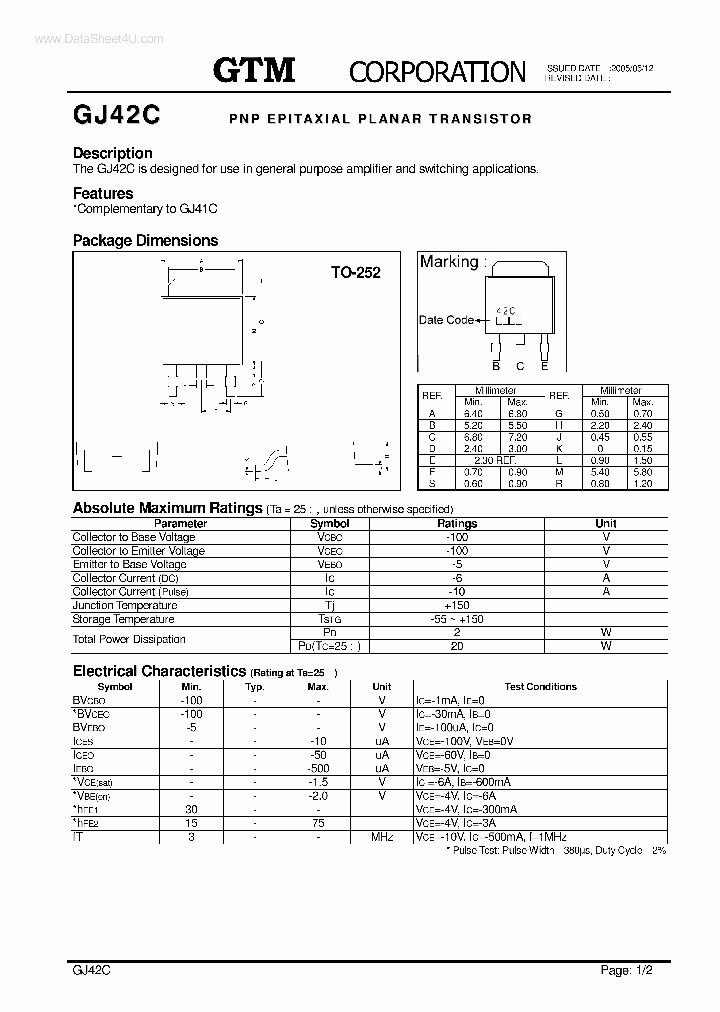 GJ42C_136150.PDF Datasheet