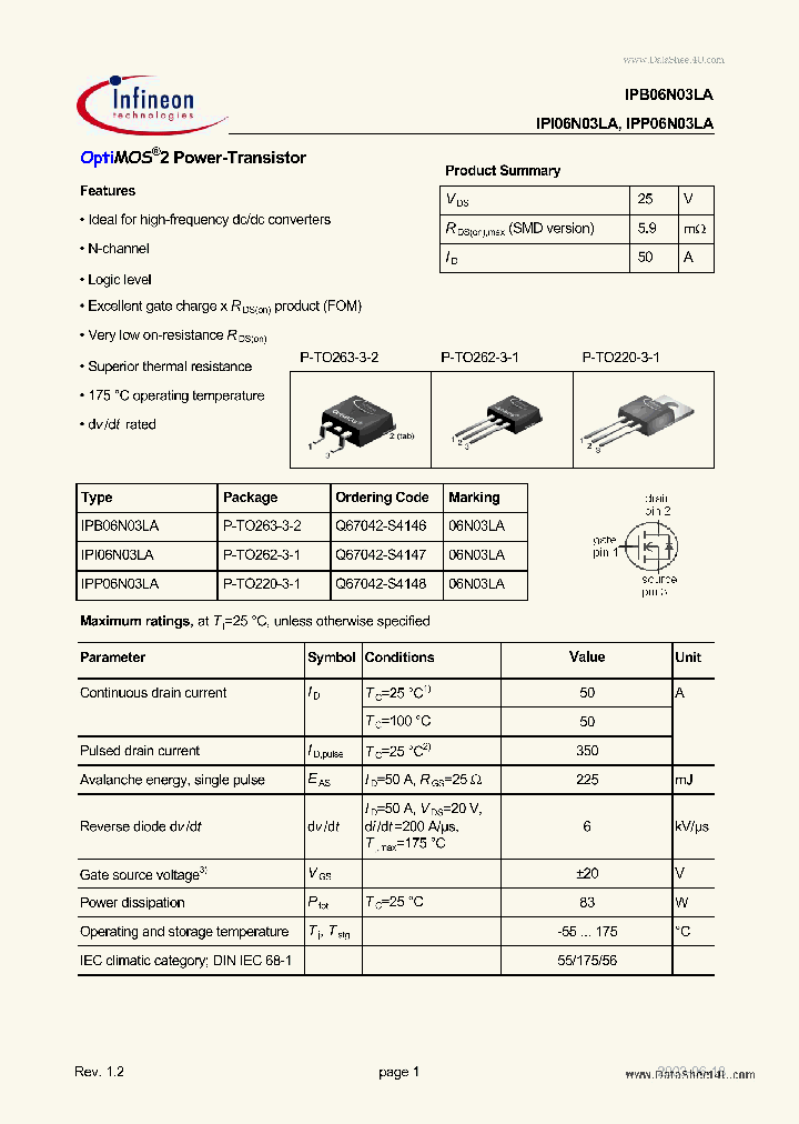 06N03LA_137612.PDF Datasheet