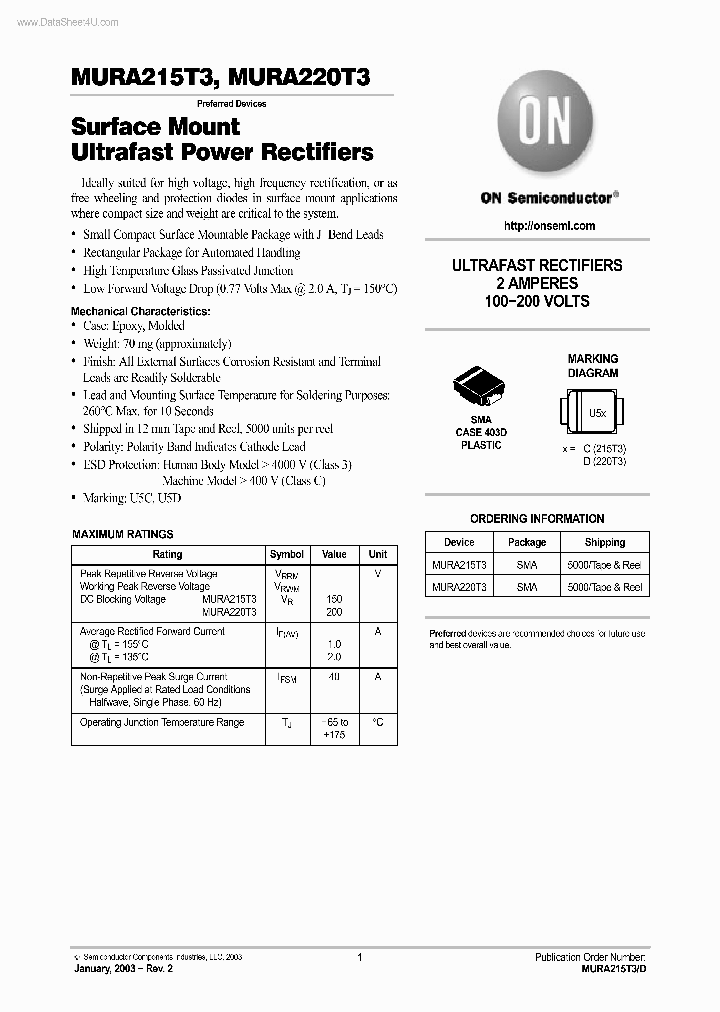 MURA215T3_137604.PDF Datasheet