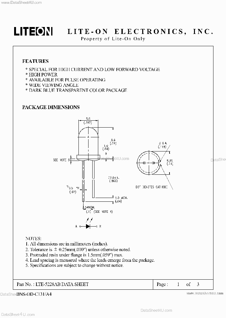 LTE-5228AB_137813.PDF Datasheet