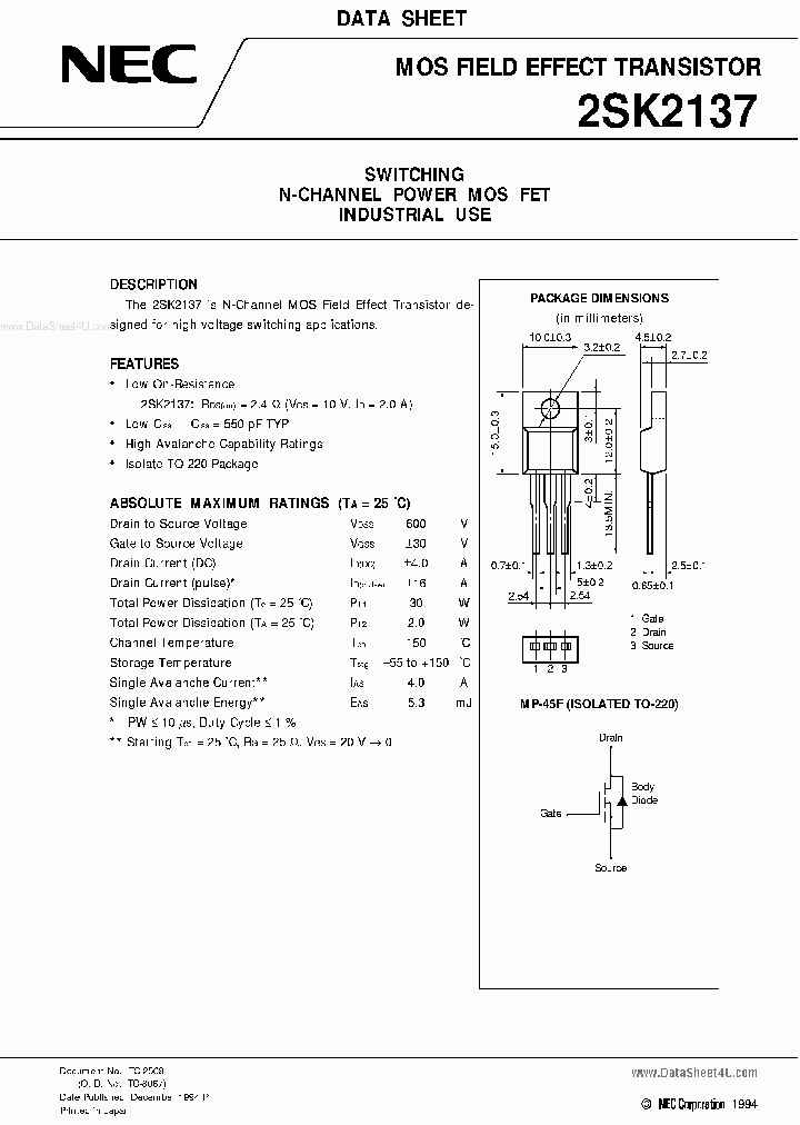 K2137_138175.PDF Datasheet