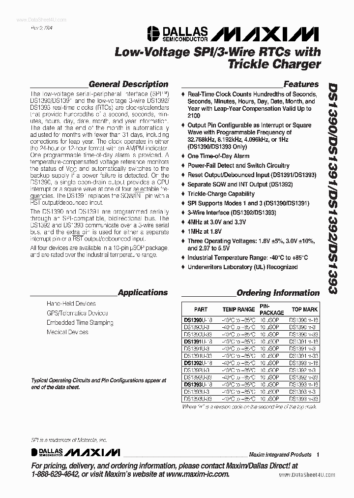 DS1390_138459.PDF Datasheet