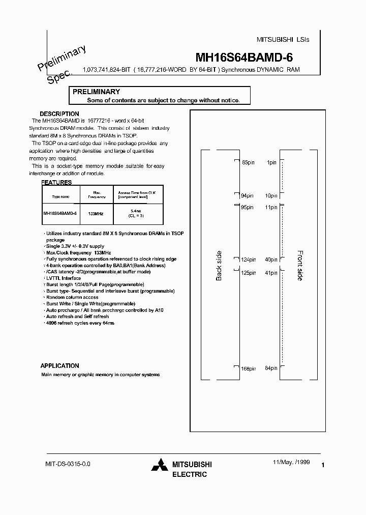 MH16S64BAMD-6_140093.PDF Datasheet