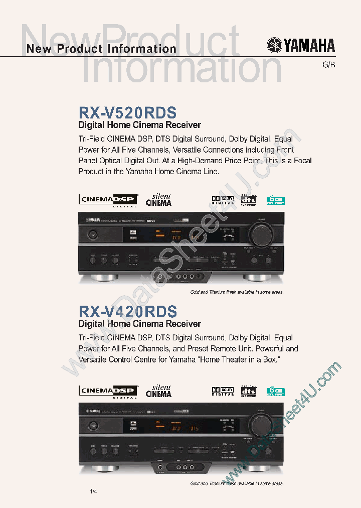 RX-V520RDS_140595.PDF Datasheet