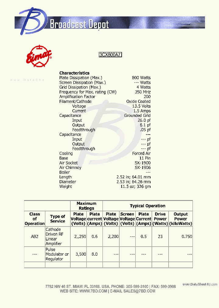 3CX800A7_142689.PDF Datasheet