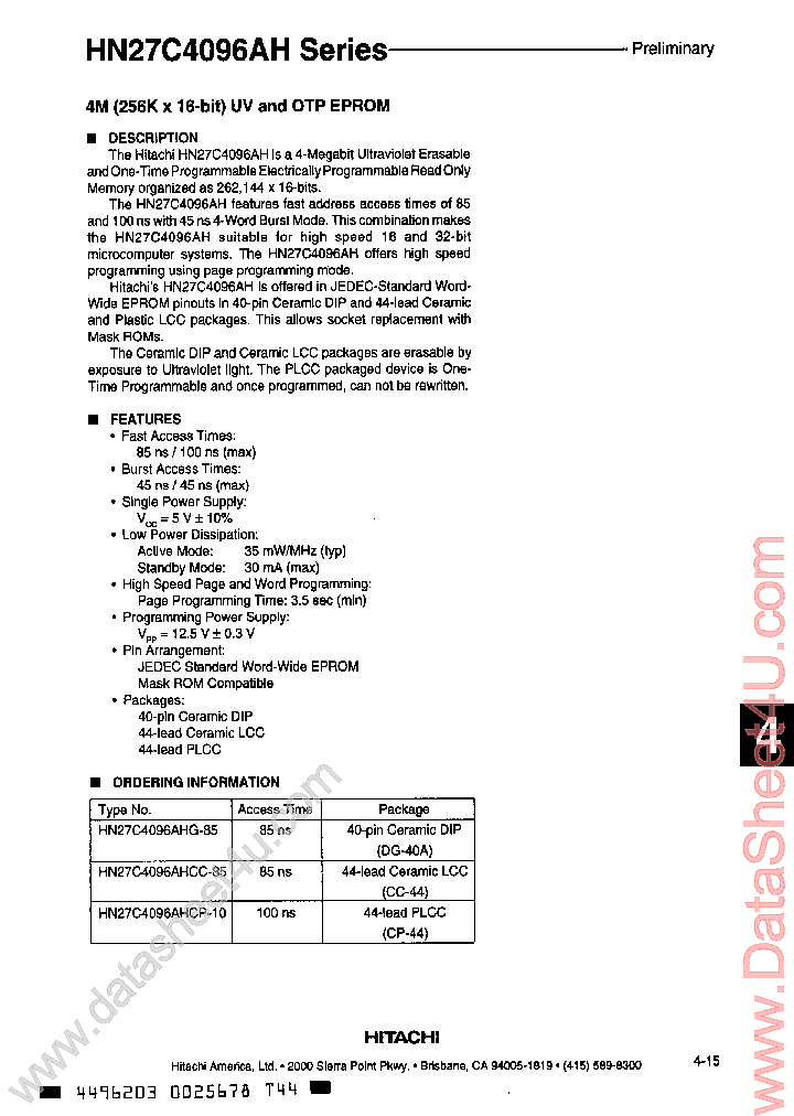 HN27C4096AH_144291.PDF Datasheet