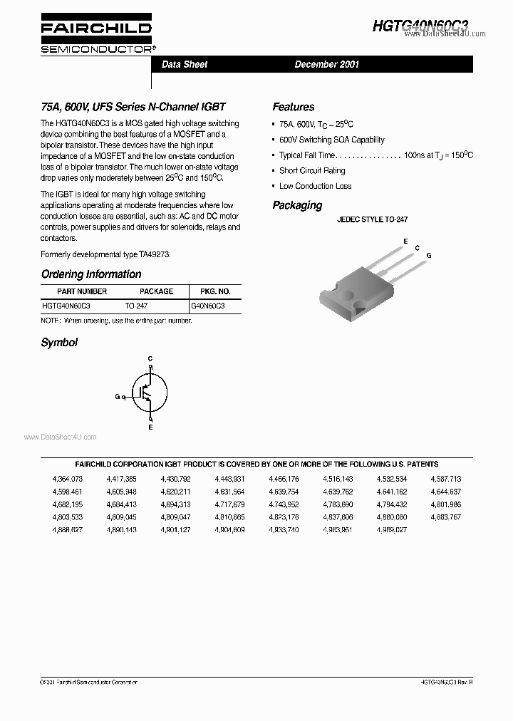 G40N60C3_145093.PDF Datasheet