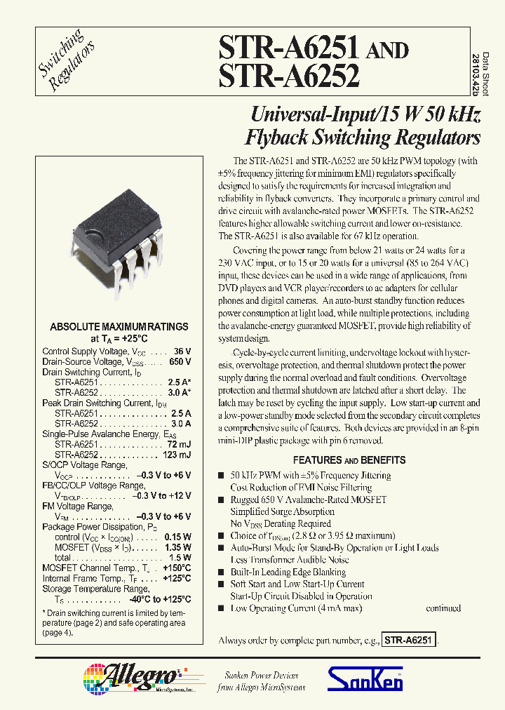 STRA6251_146930.PDF Datasheet