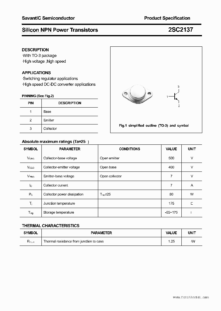 2SC2137_147470.PDF Datasheet