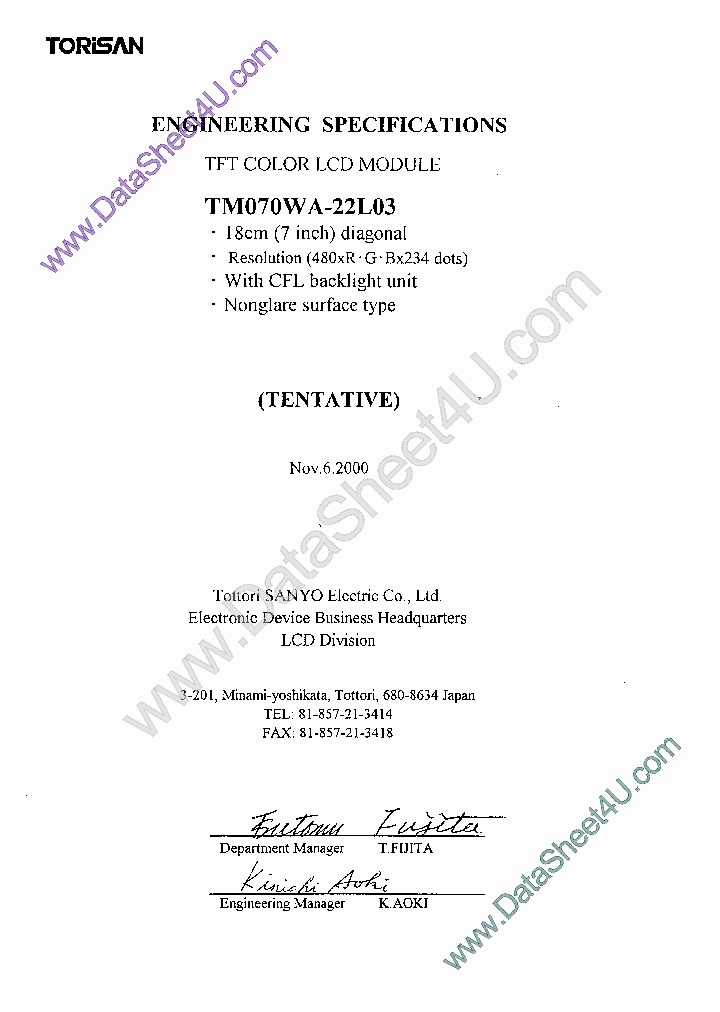 TM070WA22L06_147889.PDF Datasheet