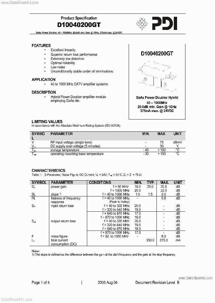 D10040200GT_148085.PDF Datasheet