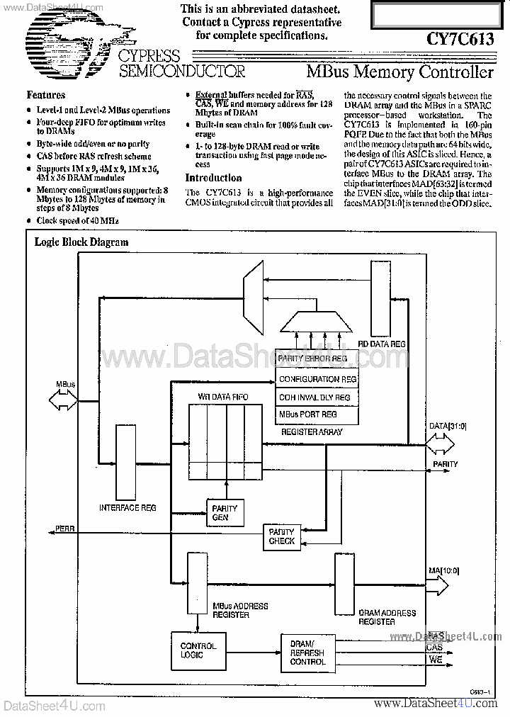 CY7C613_153132.PDF Datasheet