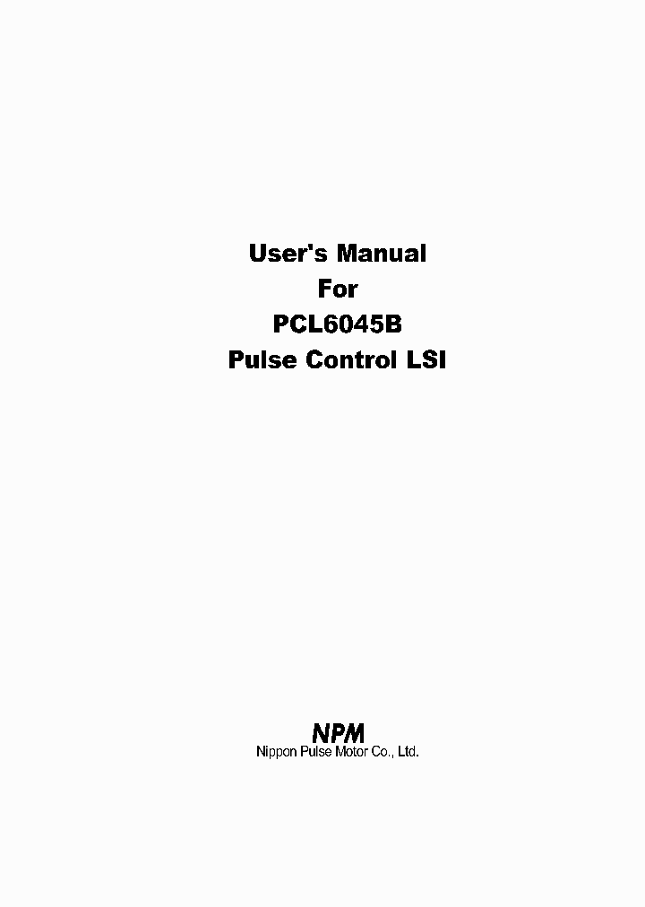 PCL6045B_156644.PDF Datasheet