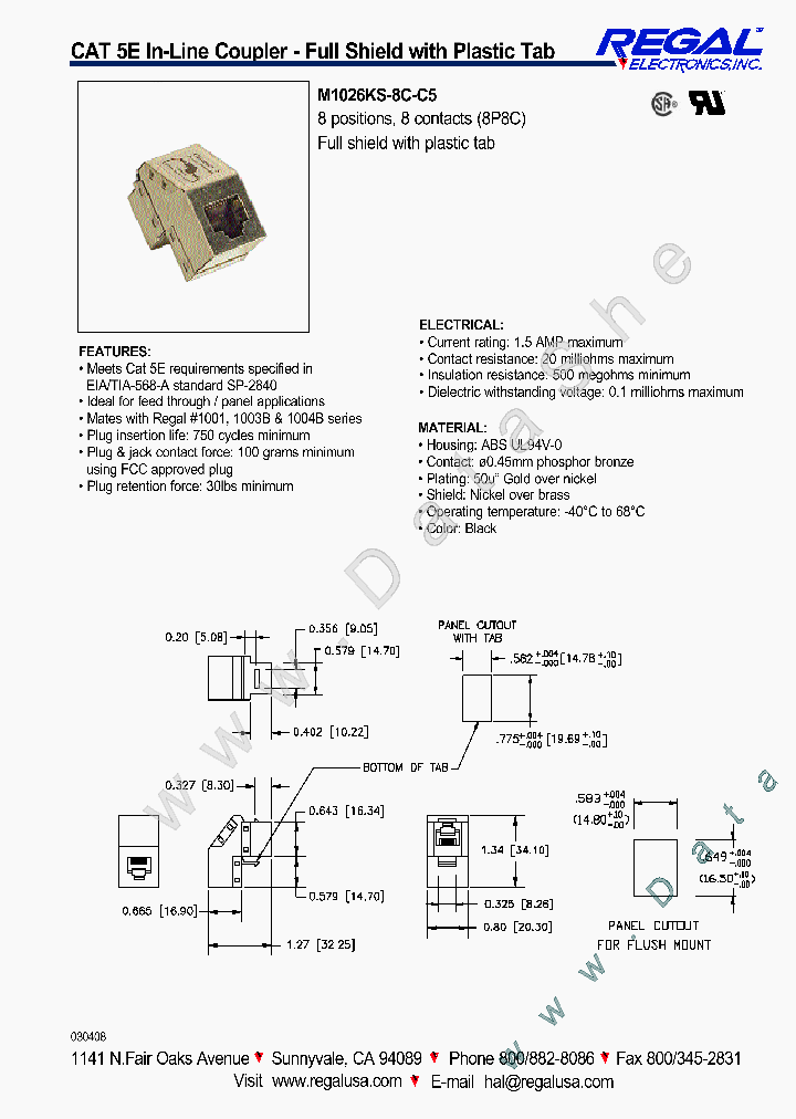 M1026KS-8C-C5_158734.PDF Datasheet