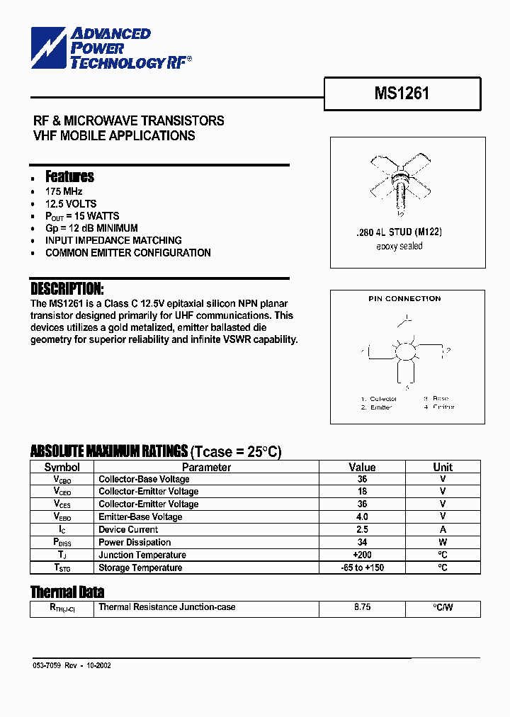 MS1261_159921.PDF Datasheet