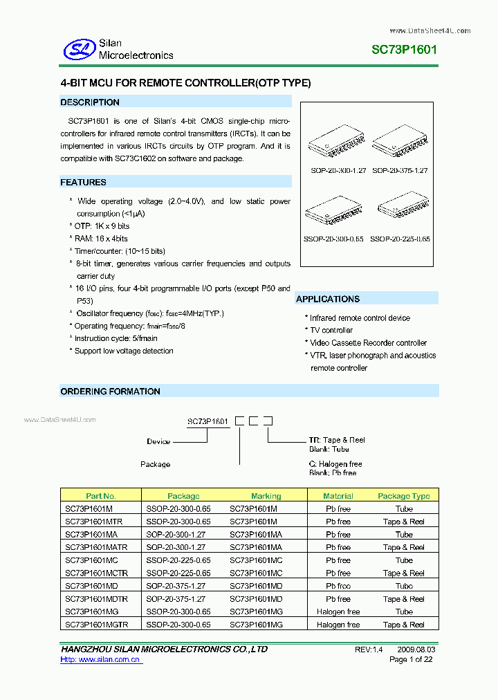 SC73P1601_155922.PDF Datasheet