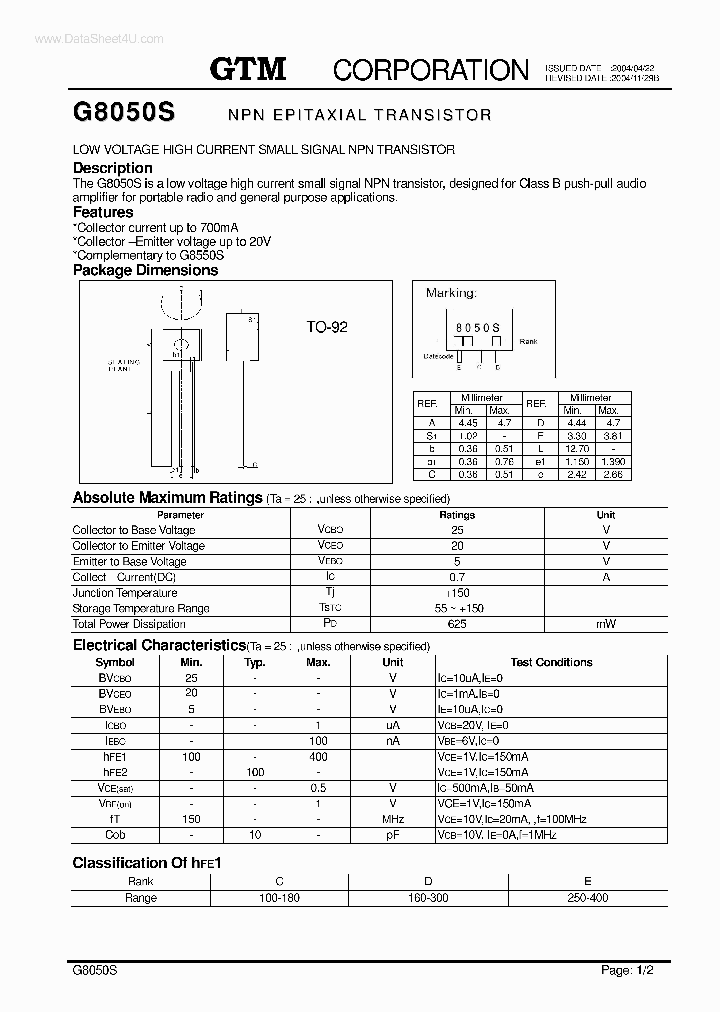 G8050S_157060.PDF Datasheet