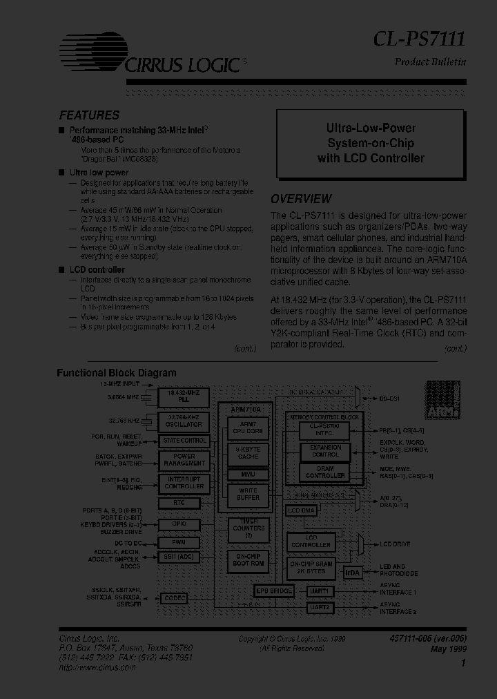 CL-PS7111_192392.PDF Datasheet
