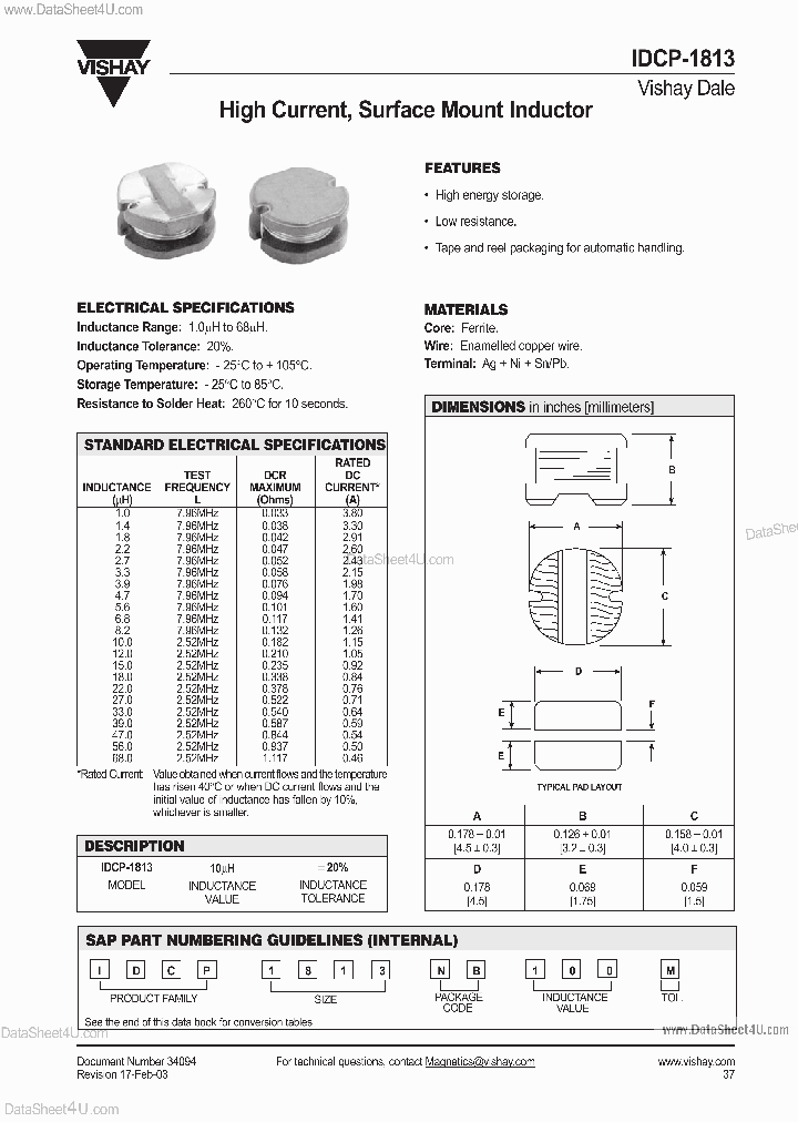 IDCP-1813_156206.PDF Datasheet