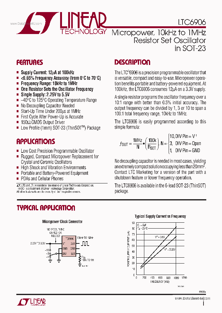 LTC6906_158656.PDF Datasheet