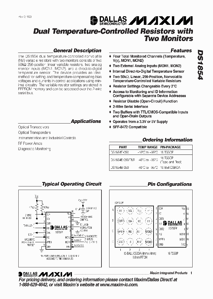 DS1854_182767.PDF Datasheet