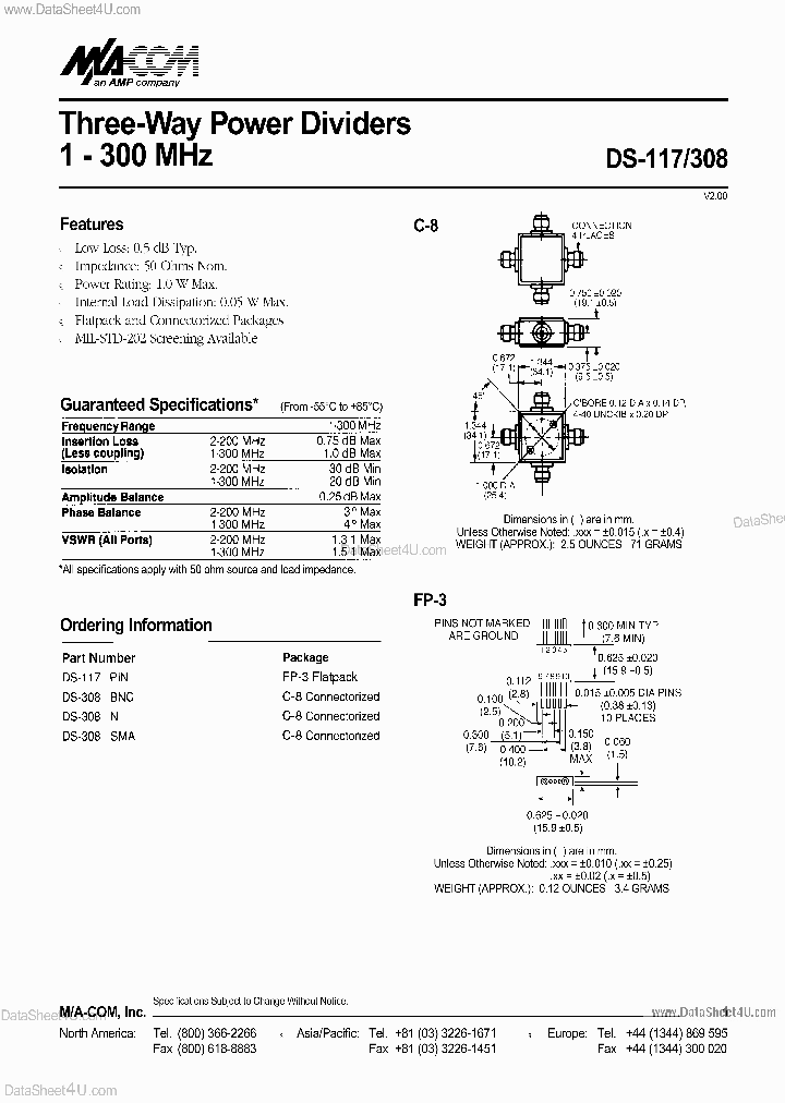 DS-117_163201.PDF Datasheet