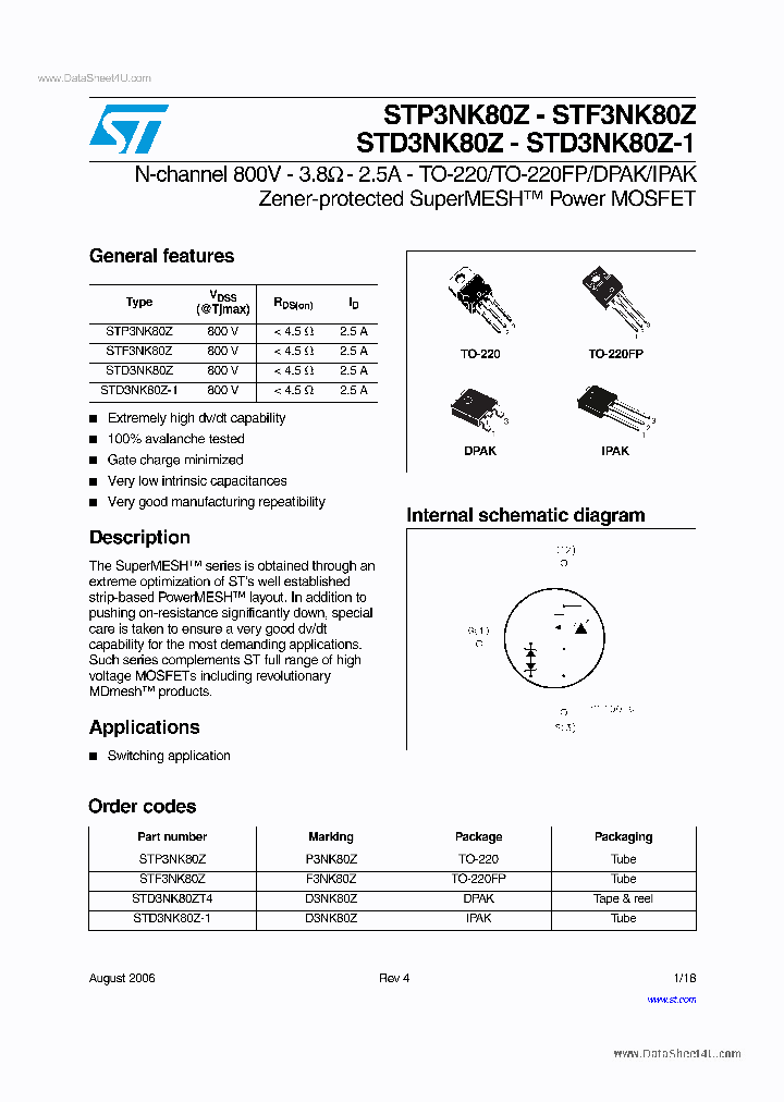 F3NK80Z_164878.PDF Datasheet