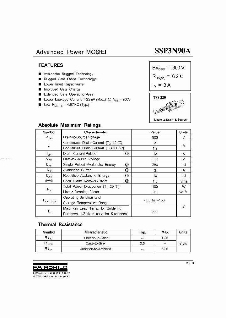 SSP3N90A_165935.PDF Datasheet