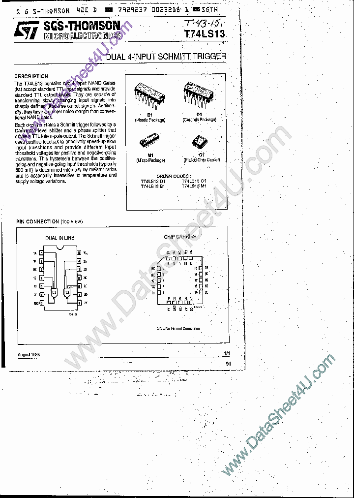 T74LS13_170234.PDF Datasheet