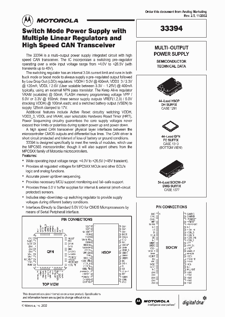 MC33394_205920.PDF Datasheet