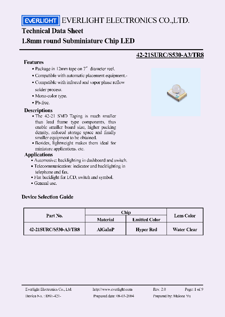 42-21SURCS530-A3TR8_224194.PDF Datasheet