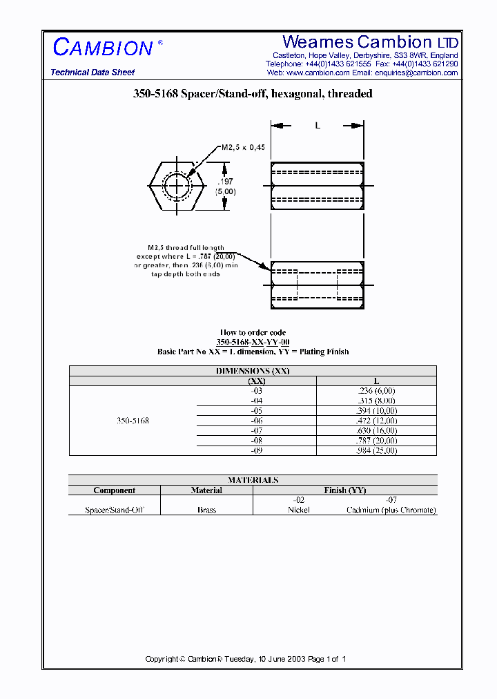 350-5168_231636.PDF Datasheet