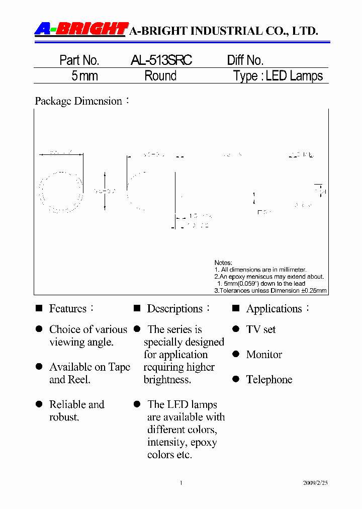 AL-513SRC09_258512.PDF Datasheet