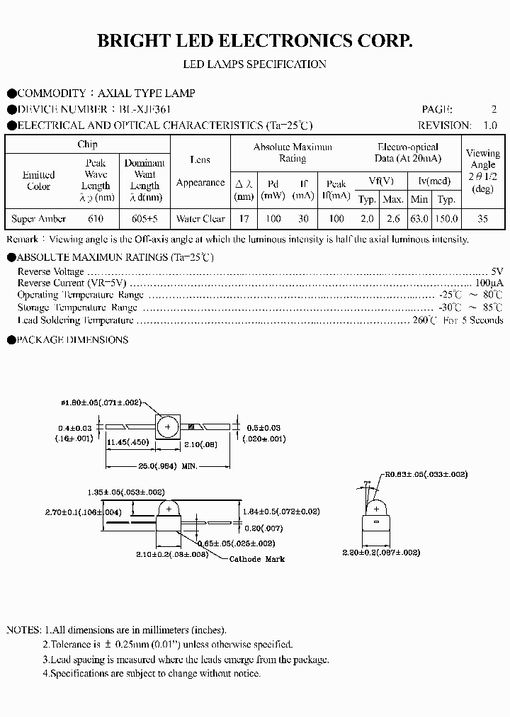BL-XJF361_265479.PDF Datasheet