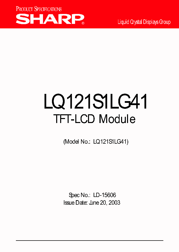 LQ121S1LG41_273673.PDF Datasheet