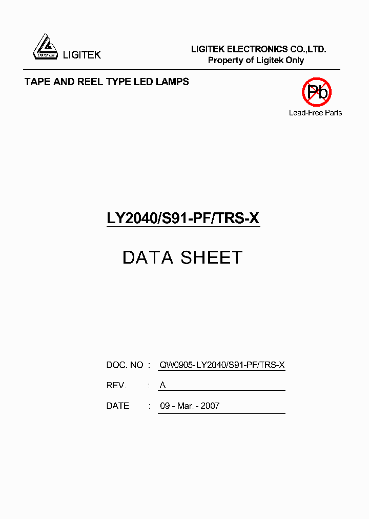 LY2040-S91-PF-TRS-X_282433.PDF Datasheet