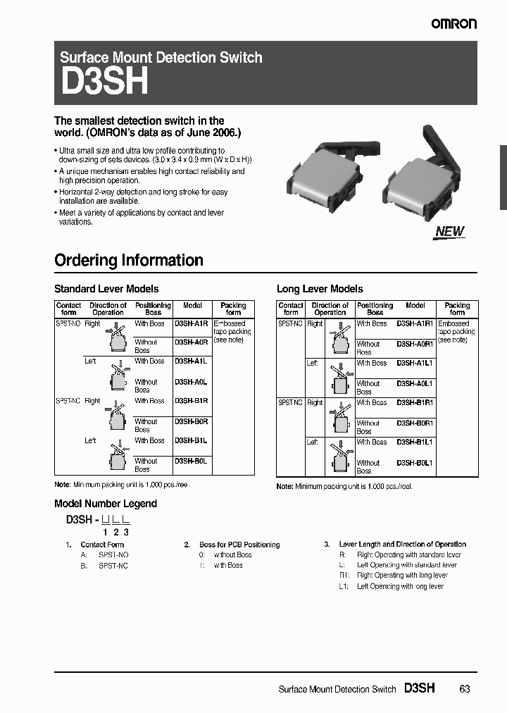 D3SH-B1L_287399.PDF Datasheet