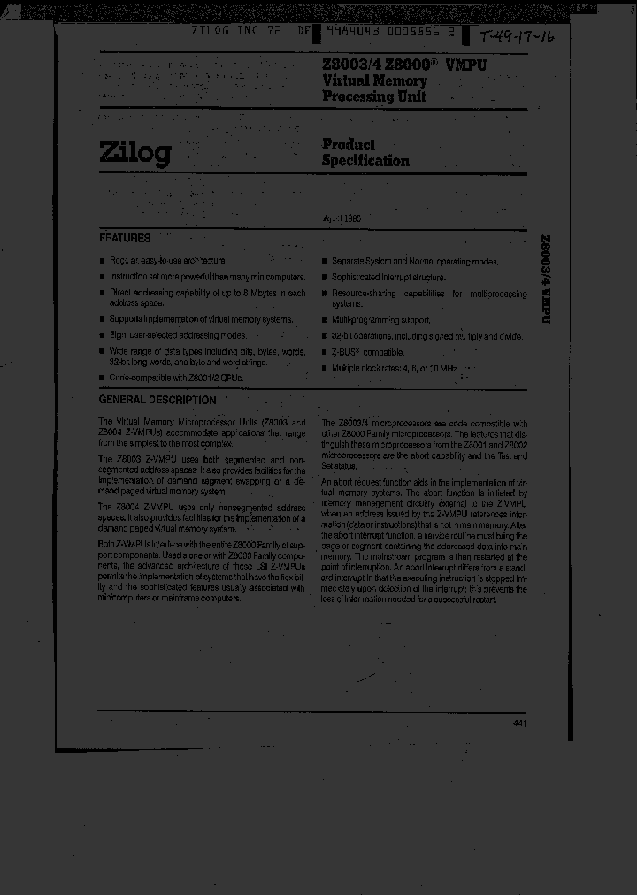 Z8004-PS_323610.PDF Datasheet