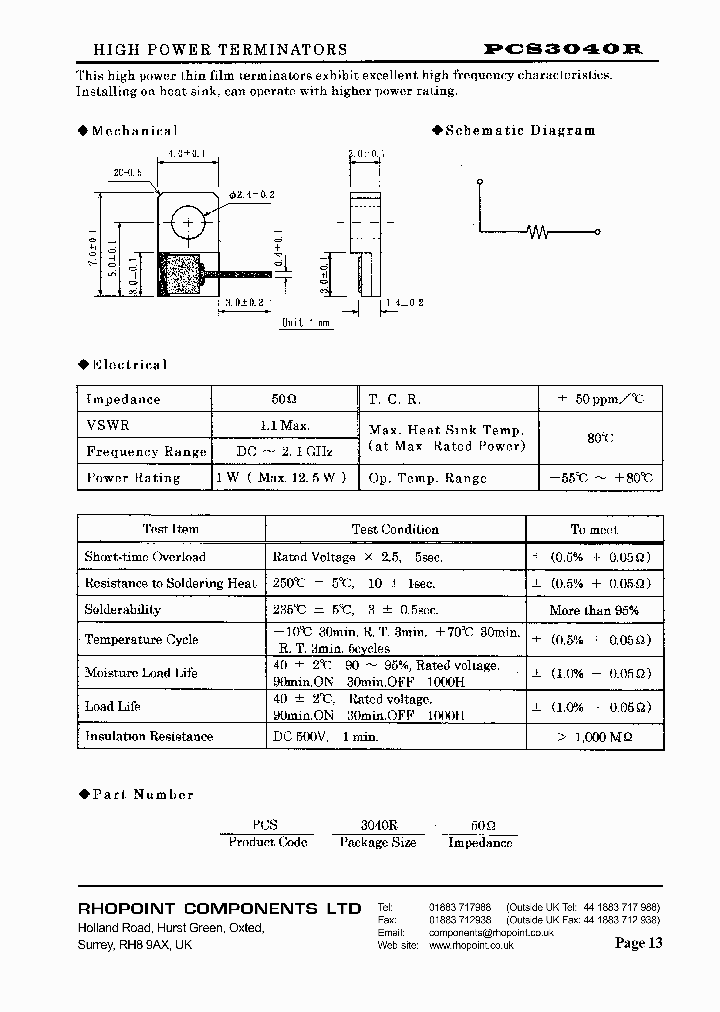 PCS3042P-50OHM_326152.PDF Datasheet