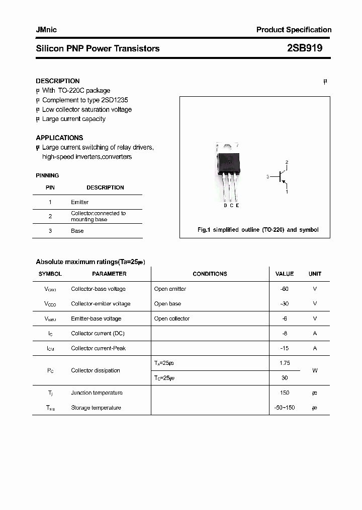 2SB919_392586.PDF Datasheet