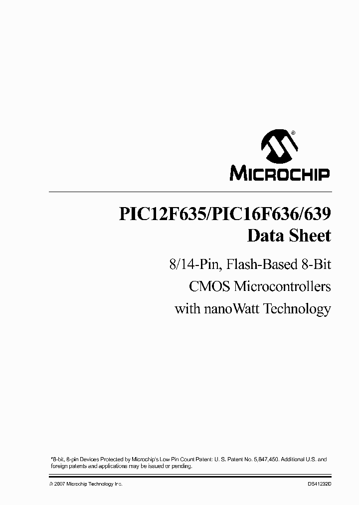 PIC12F636-ISL_326540.PDF Datasheet